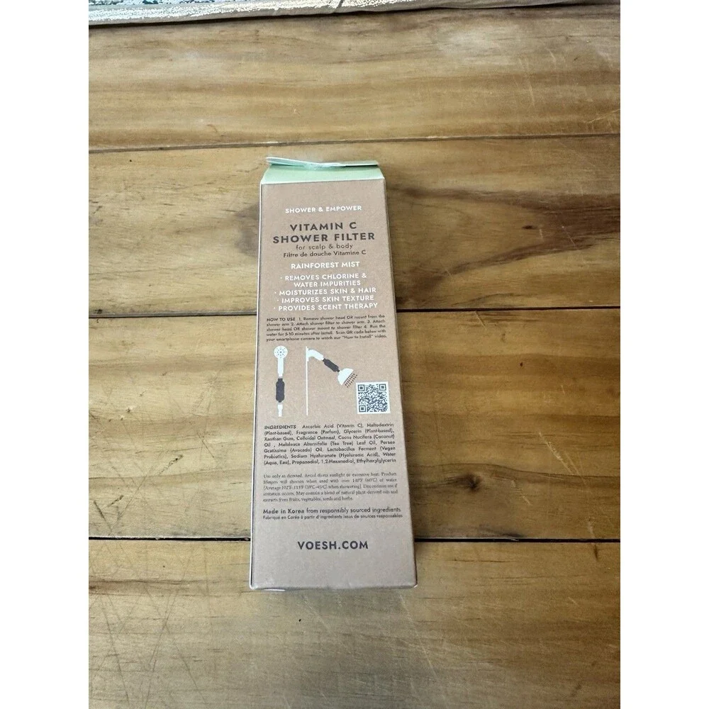 VOESH Vitamin C Shower Filter- Restore & Balance Rainforest Mist
